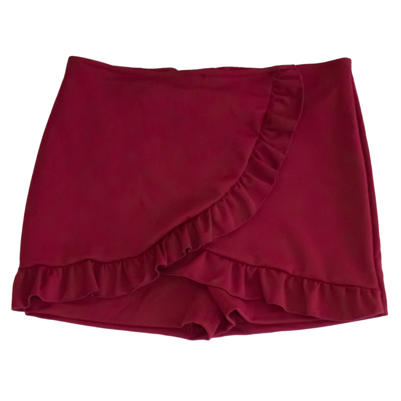 Falda Short cruzada