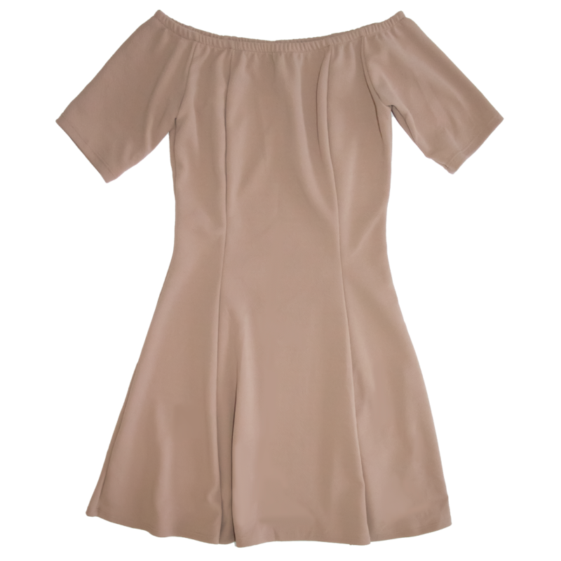 Vestido Beige Circular