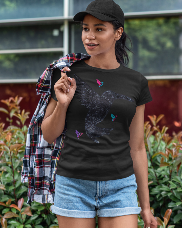 playera colibri negro urban lyon