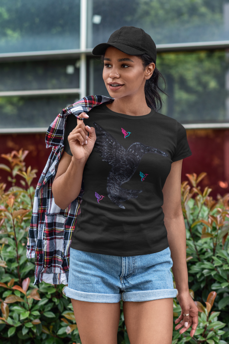 playera colibri negro urban lyon