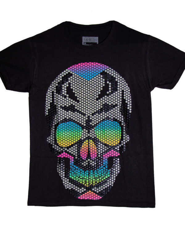 playera calavera de puntos en relieve urban lyon