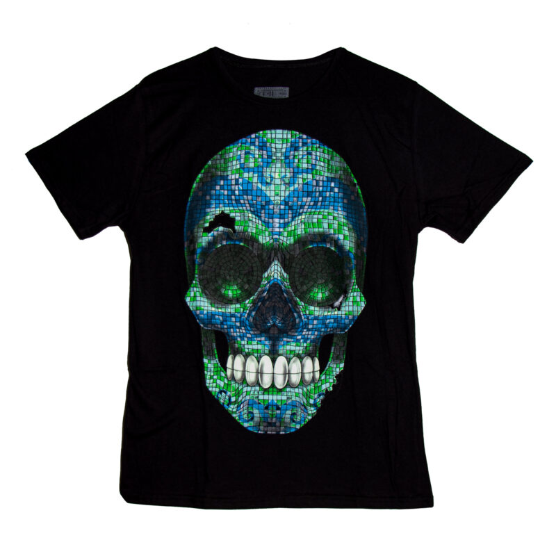 playera calavera 3D urban lyon