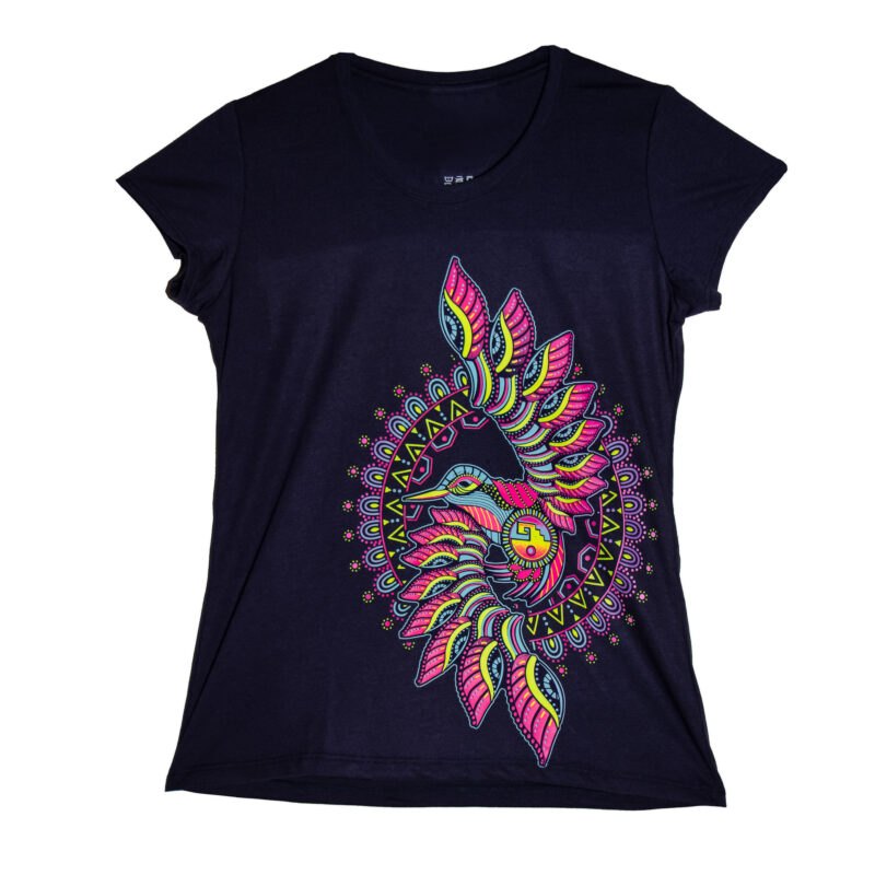 playera con colibri a colores urban lyon