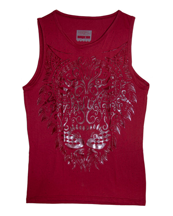 tank top caballero felino en relieve urban lyon