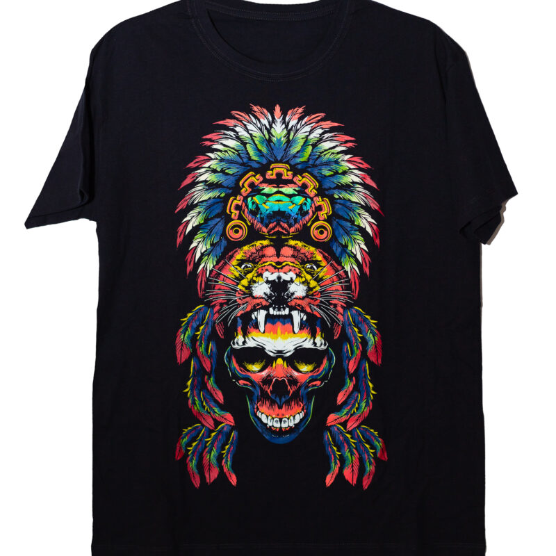 playera de calavera jaguar urban lyon