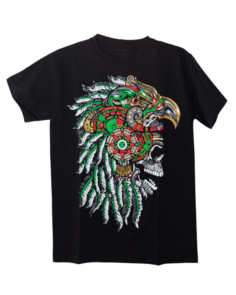 playera calavera aguila mexicana urban lyon