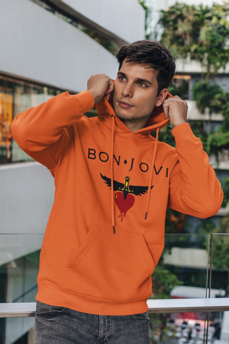 sudadera hoodie bon jovi