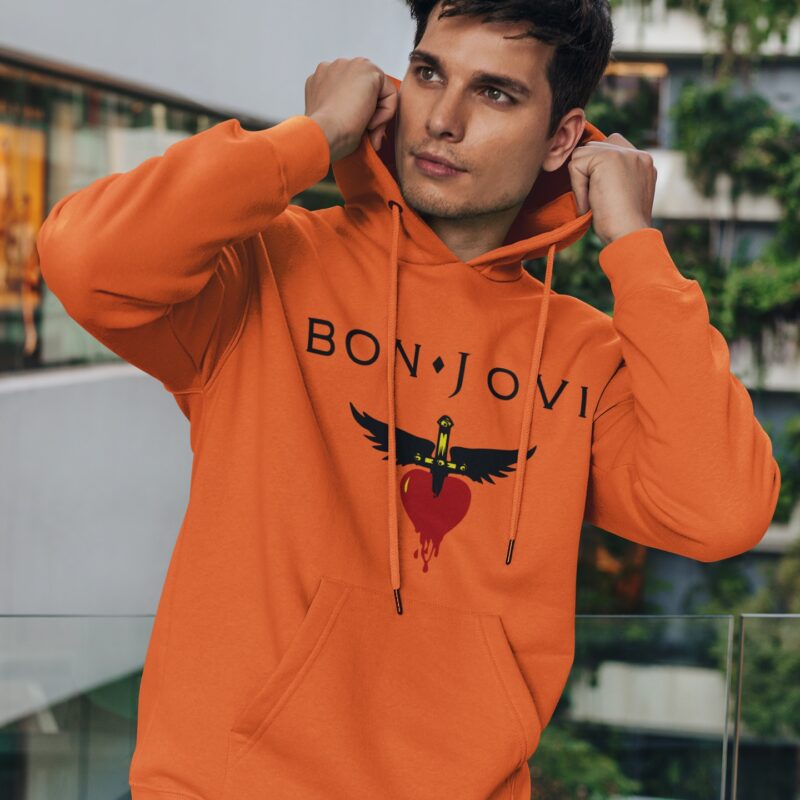 sudadera hoodie bon jovi