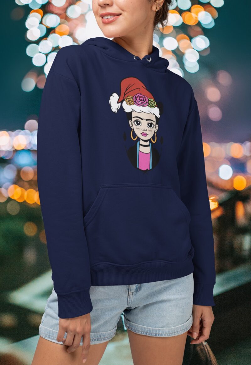 Hoodie Frida Kahlo Santa