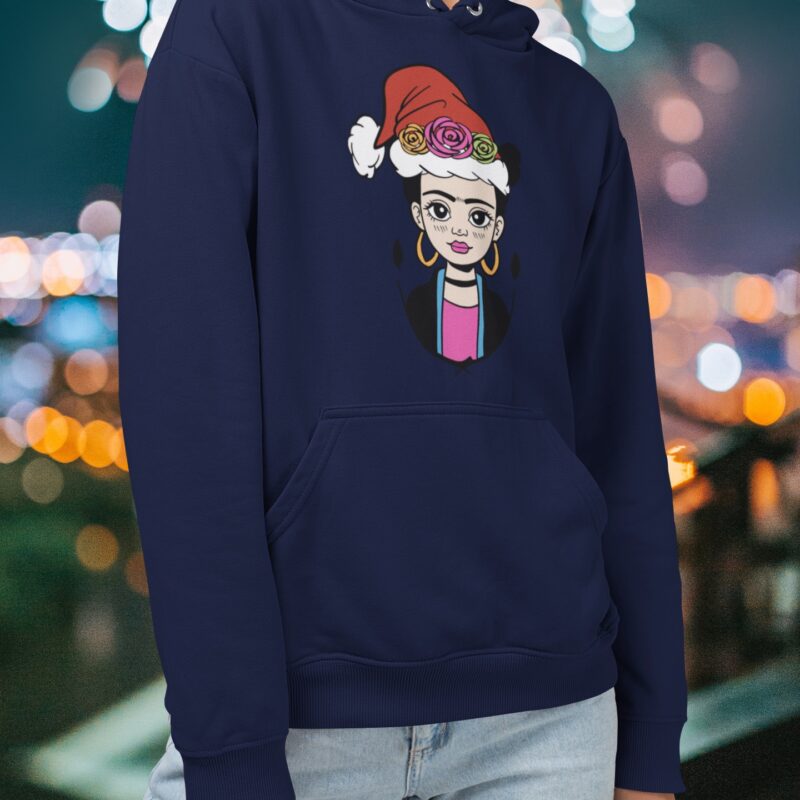 Hoodie Frida Kahlo Santa