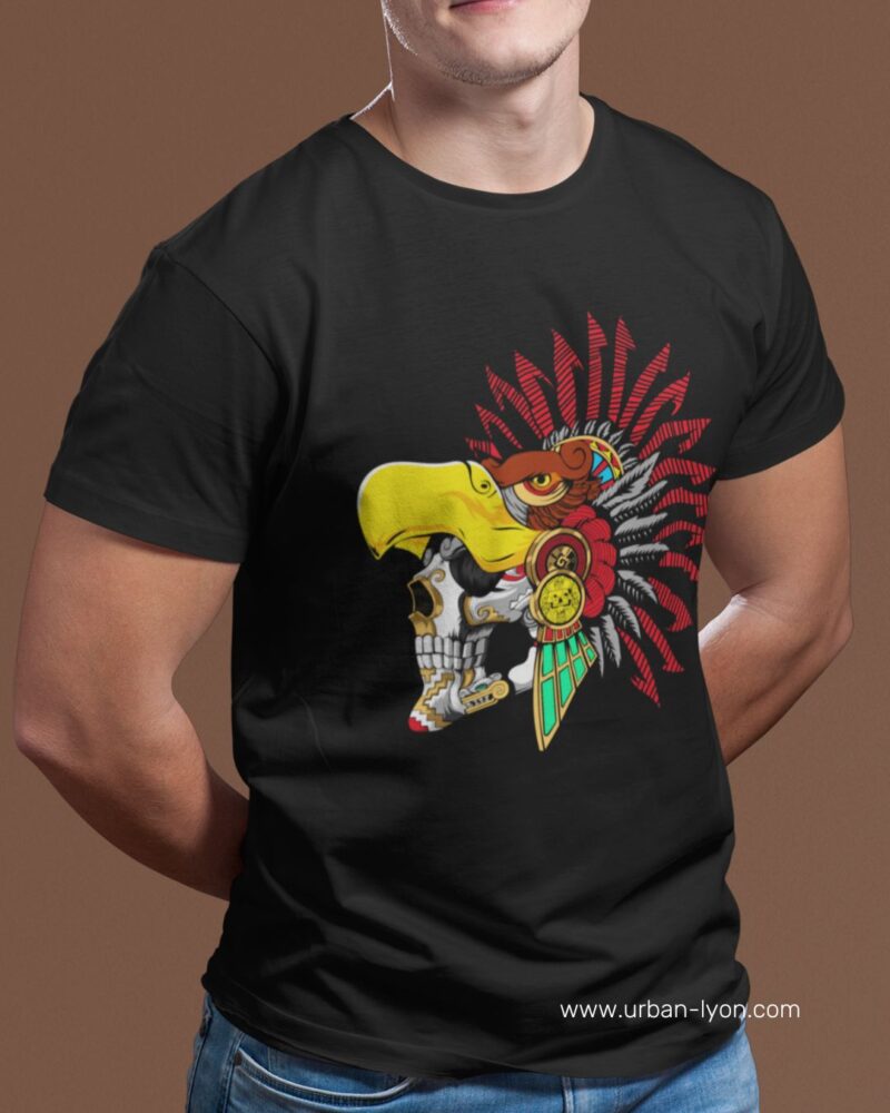 Playera Calavera Guerrero