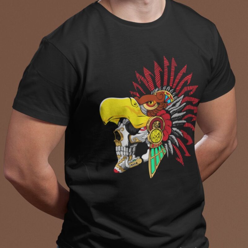 Playera Calavera Guerrero