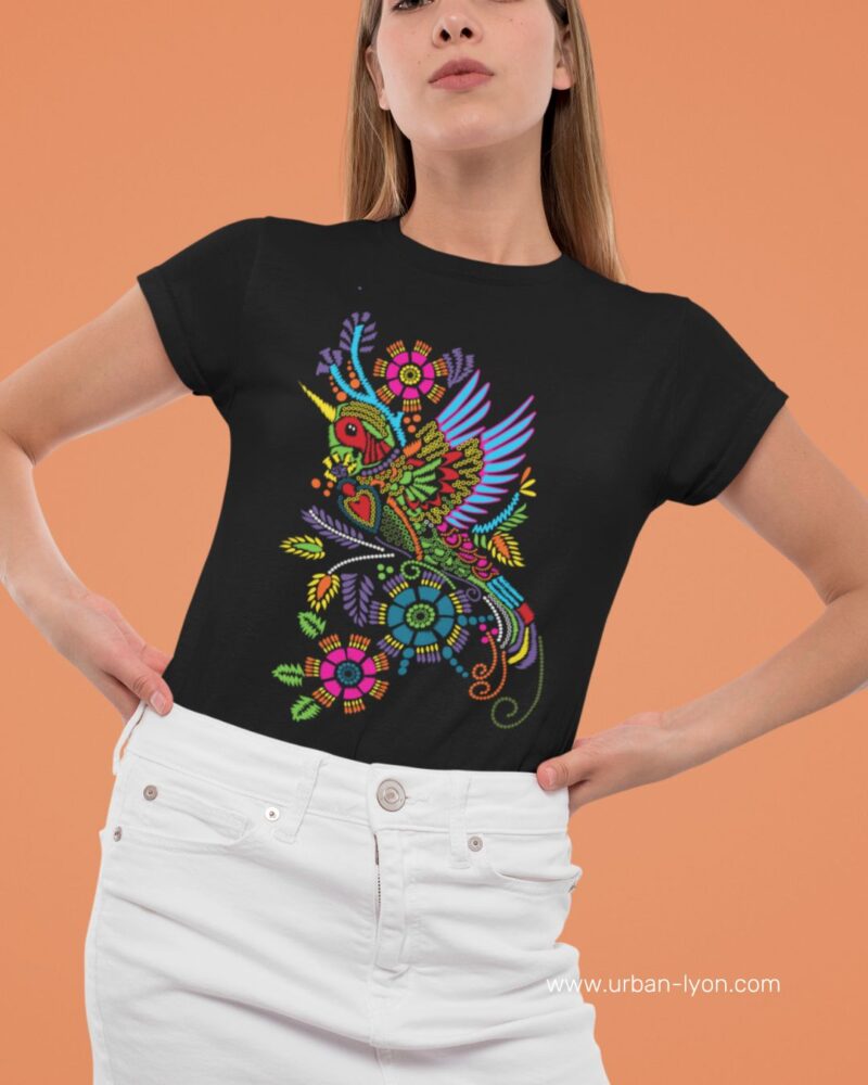 Camiseta Colibrí Huichol