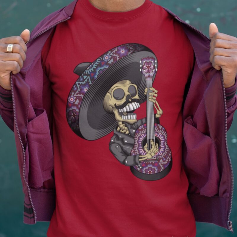 Playera Calavera Mariachi