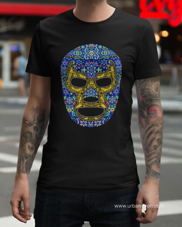 Playera Mascara Huichol