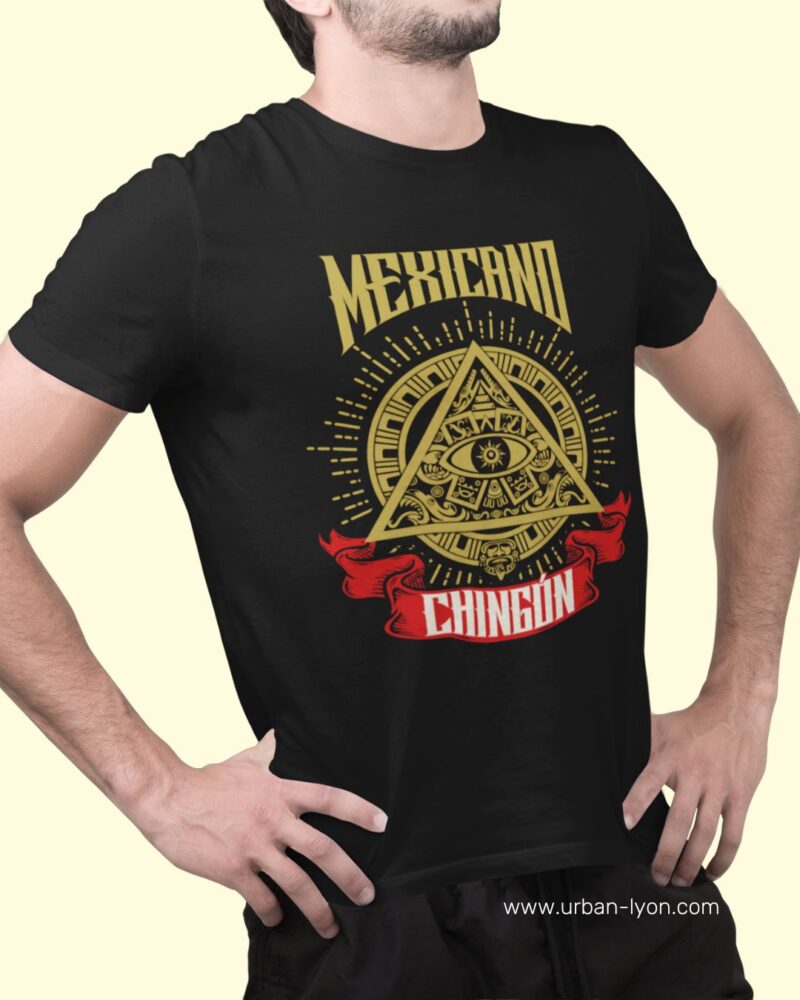 Playera Mexicano Chingon Pirámide