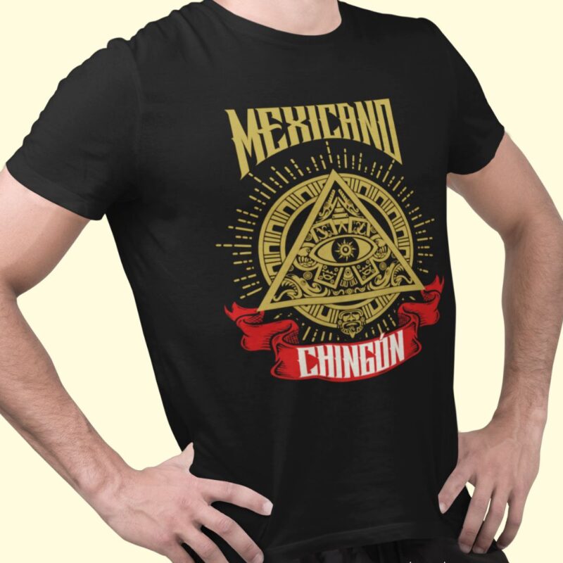 Playera Mexicano Chingon Pirámide