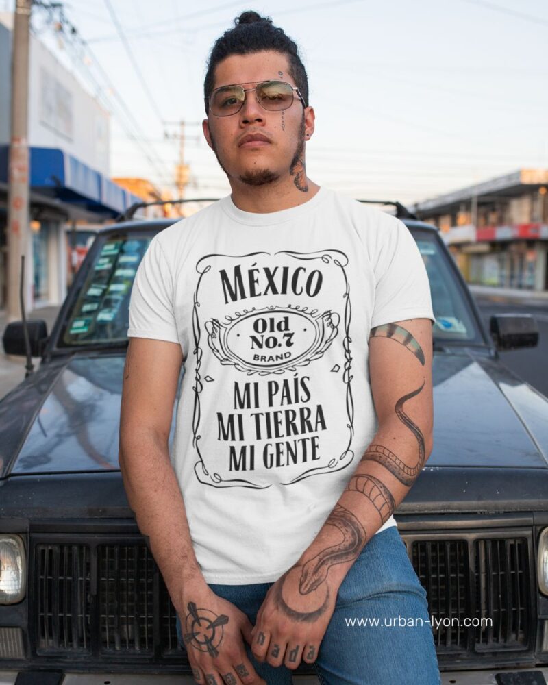 Playera México Mi Tierra - whiskey