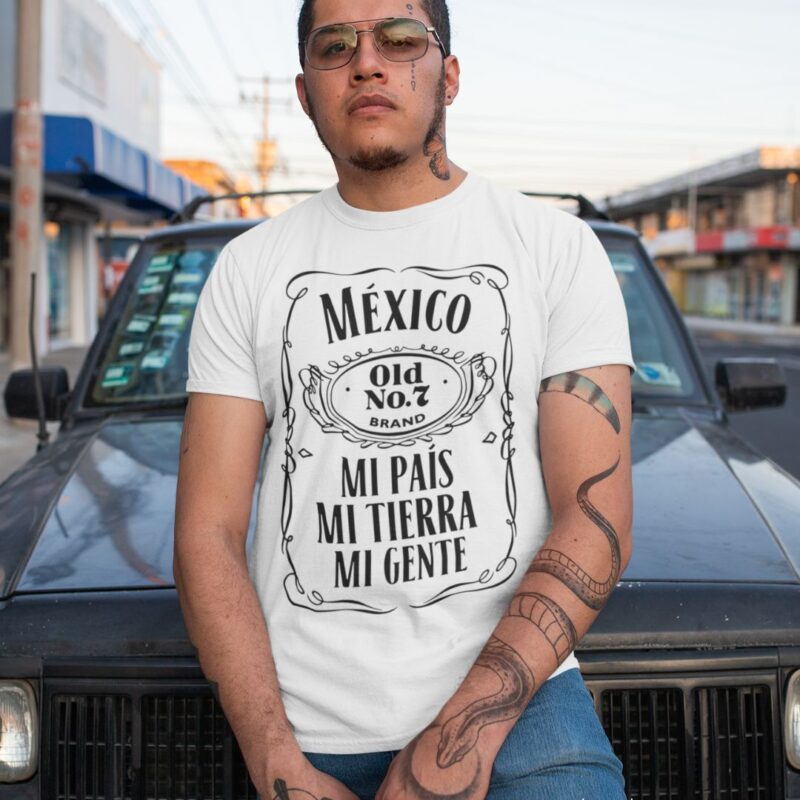 Playera México Mi Tierra - whiskey