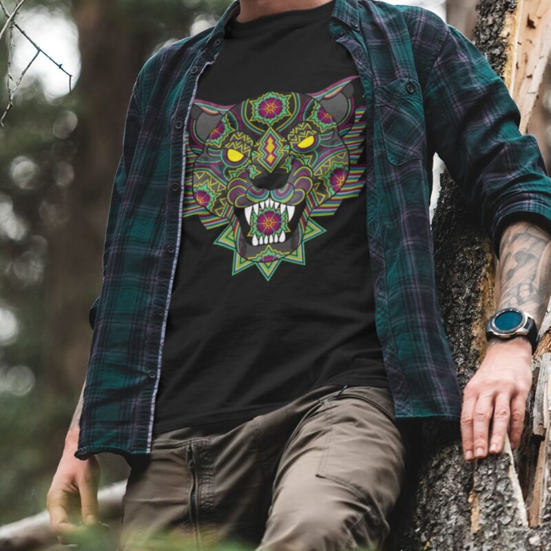 Playera Panther Huichol